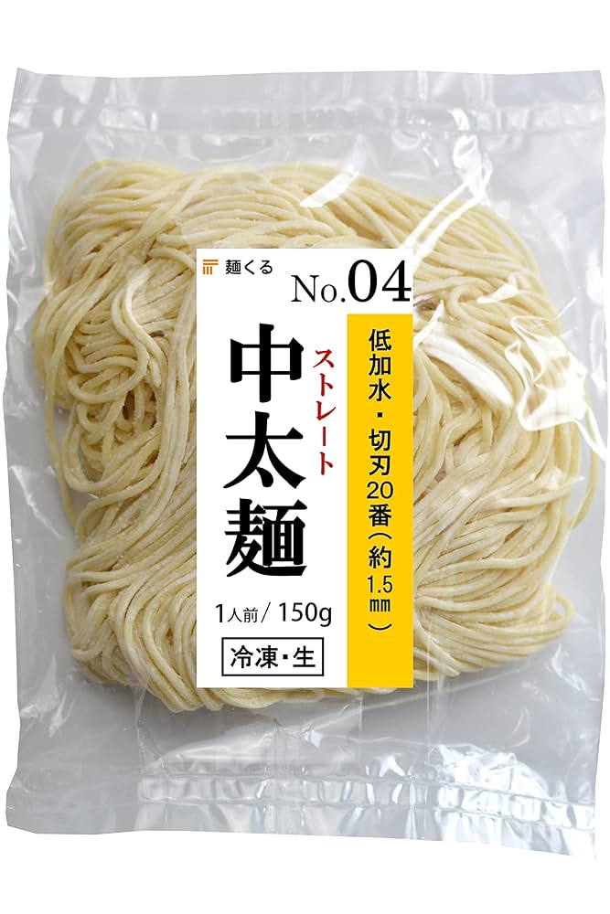 Amazon.co.jp: 麺くる 業務用 生中華麺 中太麺 150g/1食×12袋 個